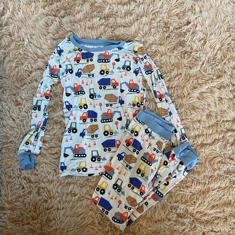 Construction Vehicle Kids Pajamas
